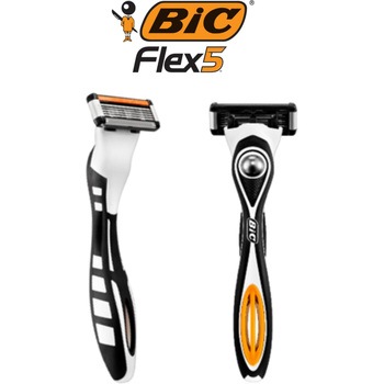 BIC可動式5枚刃FLEX5 本体+替刃3個付き BICジャパン