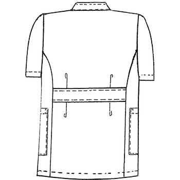 レディス医務衣半袖 R100 KAZEN