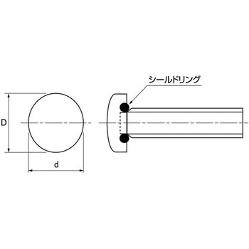 SUSオーバルシールビス 大阪魂