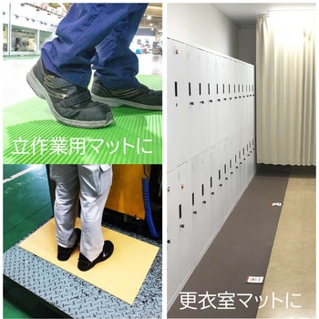 抗菌断熱「足もと疲労軽減：ふく楽マット」 岡安ゴム
