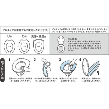 hiecoco 貼るだけ冷感便座シート オカトー