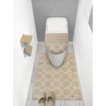 ナチュラル耳長超ロングトイレマット オカトー