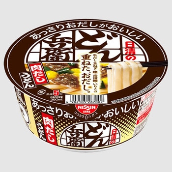 日清のあっさりおだしがおいしいどん兵衛 肉だしうどん 日清食品