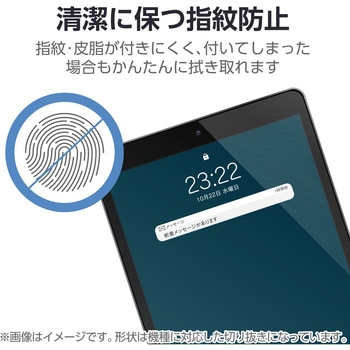 iPad A16 11インチ / 第10世代 10.9インチ ガラスフィルム Dragontrail(R)X 高透明 ガイドフレーム付 極薄 エレコム