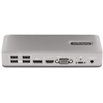 ドッキングステーション/USB-C接続/デュアルモニター/4K60Hz DisplayPort + HDIM/VGA/85W PD/6x USB-A + 1x USB-C/LAN/Windows & ChromeOS StarTech.com