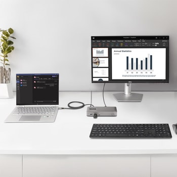 ドッキングステーション/USB-C接続/デュアルモニター/4K60Hz DisplayPort + HDIM/VGA/85W PD/6x USB-A + 1x USB-C/LAN/Windows & ChromeOS StarTech.com