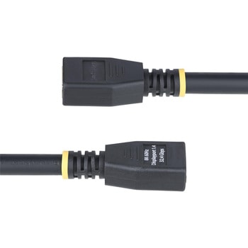 DisplayPort 1.4延長ケーブル/3m/8K60Hz 4K144Hz/32.4Gbps HBR2/抜け防止/オス-メス/32chオーディオ/ブラック/モニターケーブル StarTech.com