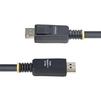 DisplayPort 1.4延長ケーブル/3m/8K60Hz 4K144Hz/32.4Gbps HBR2/抜け防止/オス-メス/32chオーディオ/ブラック/モニターケーブル StarTech.com