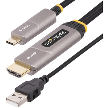 USB-C - HDMI 2.0変換ケーブル/アクティブ光ファイバー/4K60Hz/HDR10対応/DP Altモード/単方向仕様/Thunderbolt 3/4互換/ディスプレイアダプター StarTech.com