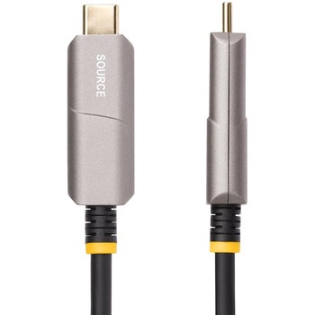 USB-C - HDMI 2.0変換ケーブル/アクティブ光ファイバー/4K60Hz/HDR10対応/DP Altモード/単方向仕様/Thunderbolt 3/4互換/ディスプレイアダプター StarTech.com