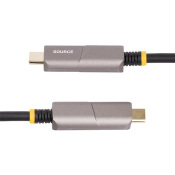 USB-C - HDMI 2.0変換ケーブル/アクティブ光ファイバー/4K60Hz/HDR10対応/DP Altモード/単方向仕様/Thunderbolt 3/4互換/ディスプレイアダプター StarTech.com