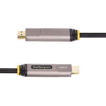 USB-C - HDMI 2.0変換ケーブル/アクティブ光ファイバー/4K60Hz/HDR10対応/DP Altモード/単方向仕様/Thunderbolt 3/4互換/ディスプレイアダプター StarTech.com