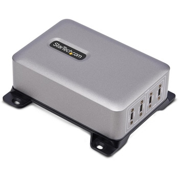 USB充電器/4ポートUSB-C/合計240W 各ポート最大140W/USB PD EPR 3.1対応/GaN採用/ねじ固定ポート/取付金具付属/急速充電対応 StarTech.com