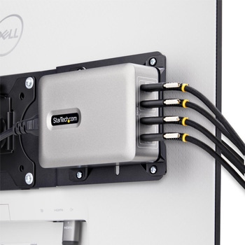 USB充電器/4ポートUSB-C/合計240W 各ポート最大140W/USB PD EPR 3.1対応/GaN採用/ねじ固定ポート/取付金具付属/急速充電対応 StarTech.com