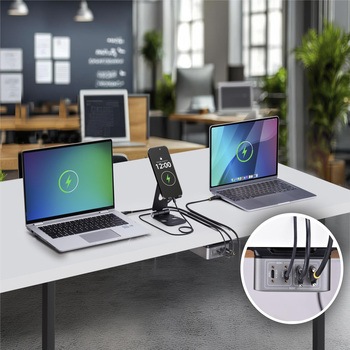 USB充電器/4ポートUSB-C/合計240W 各ポート最大140W/USB PD EPR 3.1対応/GaN採用/ねじ固定ポート/取付金具付属/急速充電対応 StarTech.com