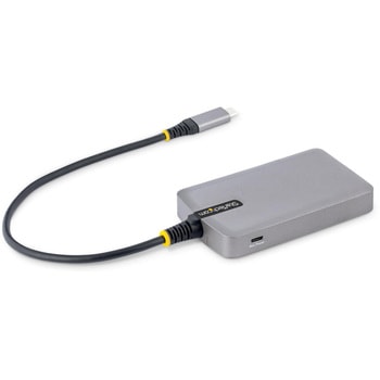 USB-Cハブ/4ポート USB-A/USB 3.2 Gen 1 5Gbps/バスパワー/1x Micro USB補助電源ポート/30cm長尺ケーブル/高速転送 軽量モデル StarTech.com