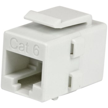 LANケーブル延長コネクター/CAT6対応/RJ45 中継用カプラー/メス-メス/ホワイト/ギガビット対応/耐久&難燃素材 StarTech.com