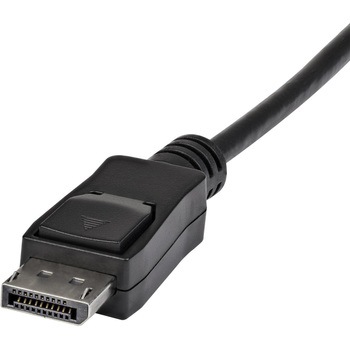 DisplayPort 1.2延長ケーブル/1.8m/4K60Hz/21.6Gbps HBR2/抜け防止機構付き/オス-メス/ブラック/延長 コード モニターケーブル StarTech.com