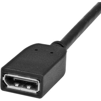 DisplayPort 1.2延長ケーブル/1.8m/4K60Hz/21.6Gbps HBR2/抜け防止機構付き/オス-メス/ブラック/延長 コード モニターケーブル StarTech.com