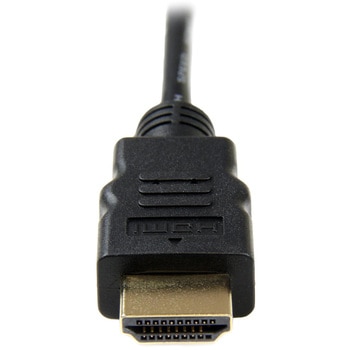 Micro HDMI - HDMI 1.4変換ケーブル/50cm/4K30Hz/イーサネット対応/Micro HDMI タイプD/オス-オス/ブラック/ディスプレイ コンバーター StarTech.com