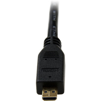 Micro HDMI - HDMI 1.4変換ケーブル/50cm/4K30Hz/イーサネット対応/Micro HDMI タイプD/オス-オス/ブラック/ディスプレイ コンバーター StarTech.com