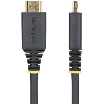 HDMI 2.0ケーブル/グリップコネクター/オス・オス/ブラック/抜け防止 UHD ディスプレイケーブル StarTech.com