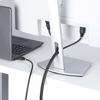 HDMI 2.0ケーブル/グリップコネクター/オス・オス/ブラック/抜け防止 UHD ディスプレイケーブル StarTech.com