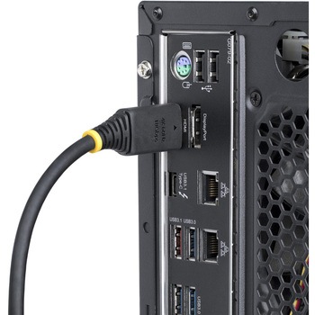 HDMI 2.0ケーブル/グリップコネクター/オス・オス/ブラック/抜け防止 UHD ディスプレイケーブル StarTech.com