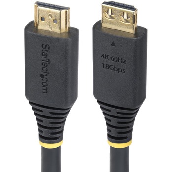 HDMI 2.0ケーブル/グリップコネクター/オス・オス/ブラック/抜け防止 UHD ディスプレイケーブル StarTech.com