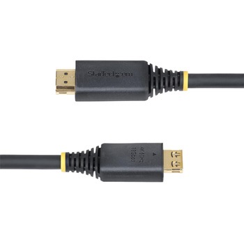 HDMI 2.0ケーブル/グリップコネクター/オス・オス/ブラック/抜け防止 UHD ディスプレイケーブル StarTech.com