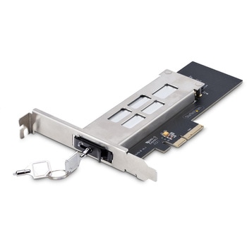 M.2 NVMe SSD対応モバイルラック/PCIe 4.0  x4/ホットスワップ対応/工具不要/鍵付き/PCI Express 高速データ転送 StarTech.com