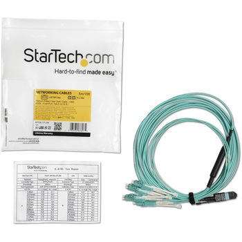 光ファイバーケーブル/OM3 マルチモード/MTP - 4x LC/40Gb/MPOコネクター/オプティカル ブレークアウトケーブル StarTech.com
