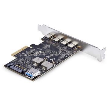 PCI Express拡張カード/PCIe 3.0 x4/4x USB-C + 1x USB-A 3.2 Gen 2 10Gbps/3A15W/Windows Linux/PCIe USB C増設ボード StarTech.com