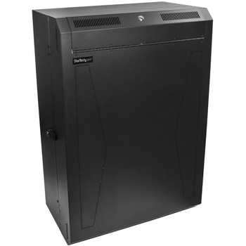 サーバーラック/ウォールマウント/縦型キャビネット/8U/19インチ/奥行き76.2cm/耐荷重90kg/ロック付き/EIA/ECA-310-E準拠/データ、AV、ネットワーク機器用壁掛けラック StarTech.com