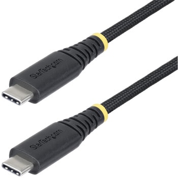 USB-Cケーブル/USB 2.0/Type-C to Type-C/240W 5A PD EPR対応/USB-IF/オス-オス/ブラック/高耐久 高速充電 データ転送 StarTech.com