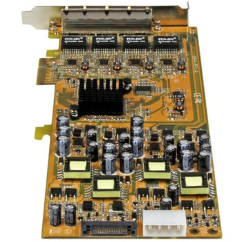 ネットワークアダプターLANカード/PCI Express x4/4ポート/GbE/PoE & PSE/ PCIe ネットワーク インターフェース カード/ギガビットイーサーネット 有線LAN ボード StarTech.com
