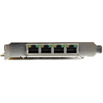 ネットワークアダプターLANカード/PCI Express x4/4ポート/GbE/PoE & PSE/ PCIe ネットワーク インターフェース カード/ギガビットイーサーネット 有線LAN ボード StarTech.com
