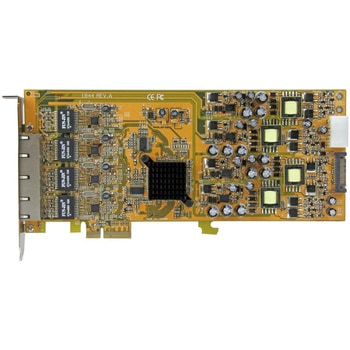 ネットワークアダプターLANカード/PCI Express x4/4ポート/GbE/PoE & PSE/ PCIe ネットワーク インターフェース カード/ギガビットイーサーネット 有線LAN ボード StarTech.com