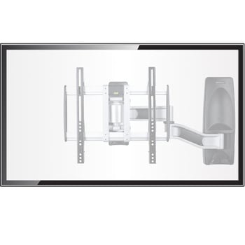 テレビ壁掛け金具/26～65インチ/耐荷重45kg/VESA/フラット 曲面テレビ対応/多角度調整機能/薄型液晶テレビ モニターアーム StarTech.com