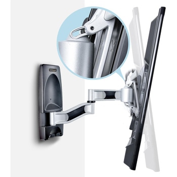 テレビ壁掛け金具/26～65インチ/耐荷重45kg/VESA/フラット 曲面テレビ対応/多角度調整機能/薄型液晶テレビ モニターアーム StarTech.com