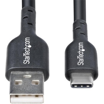 USBケーブル/USB 2.0 Type-A - Type-C/4m/3A 15W/オス オス/ブラック/充電 & データ転送 同期/USB充電器 モバイルバッテリー対応 充電コード StarTech.com
