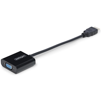 HDMI - VGA変換アダプター/14.7cm/1920x1080(1080p)/アクティブ/ブラック/ノートパソコン PCモニター ディスプレイ 映像変換 StarTech.com