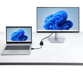 HDMI - VGA変換アダプター/14.7cm/1920x1080(1080p)/アクティブ/ブラック/ノートパソコン PCモニター ディスプレイ 映像変換 StarTech.com