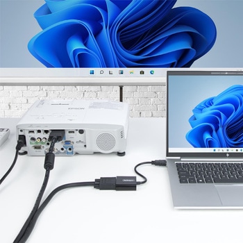 HDMI - VGA変換アダプター/14.7cm/1920x1080(1080p)/アクティブ/ブラック/ノートパソコン PCモニター ディスプレイ 映像変換 StarTech.com