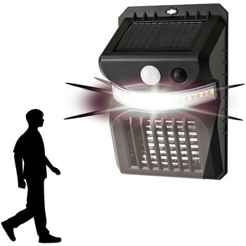 ソーラー充電電撃殺虫&センサーライト EDITION