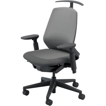 5-373-1871 Nimbus(ニンバス)/ミドルバック/ブラックフレーム/ブラック脚/アジャスタブル肘 内田洋行 20221008