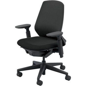 5-373-1850 Nimbus(ニンバス)/ミドルバック/ブラックフレーム/ブラック脚/アジャスタブル肘 内田洋行 20221480