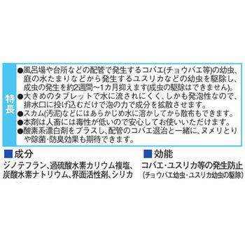 排水口コバエ退治 ヌメリとりプラス イカリ消毒 1セット 3個 通販モノタロウ
