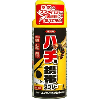 スーパースズメバチジェット携帯用 1本(180mL) イカリ消毒 【通販