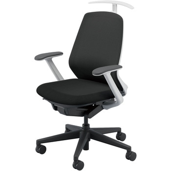 5-373-3680 Nimbus(ニンバス)/ミドルバック/ホワイトフレーム/ブラック脚/T型肘 内田洋行 20225156